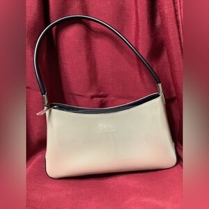 Beijo Elegant Silver and Black Shoulder Bag 12”X7”X2.5”